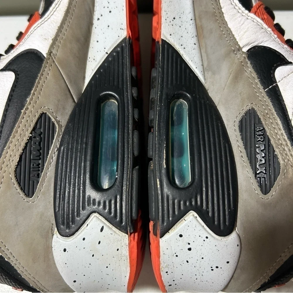 Nike Air Max 90 LTR (GS) Youth's Size 6.5Y Running Shoes Black White Speckled